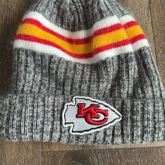 NFL Kansas City Chiefs Stocking Hat.  One size fits most. - Picture 2 of 5
